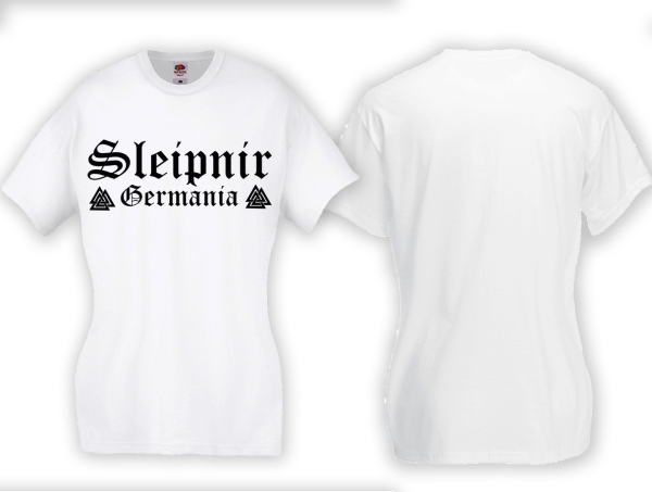 Frauen T-Shirt - Sleipnir - Germania - Motiv 2 - weiss