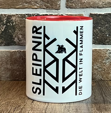 Tasse - rot - Sleipnir - Die Welt in Flammen - Motiv 2 Tasse - rot - Sleipnir - Die Welt in Flammen - Motiv 2