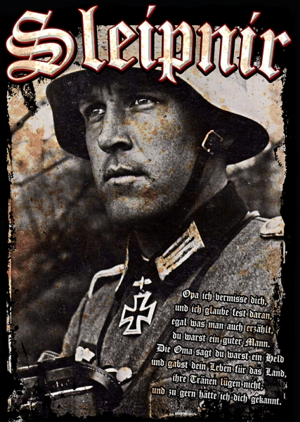 Poster - Kunstdruck - Sleipnir - Opa ich vermisse dich - 48x33cm