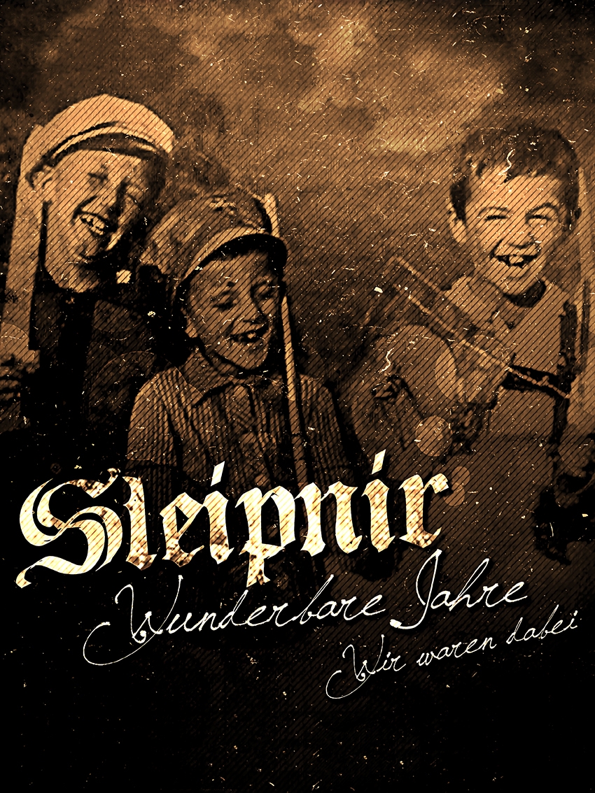 Blechschild - 20x30cm - Sleipnir - Wunderbare Jahre
