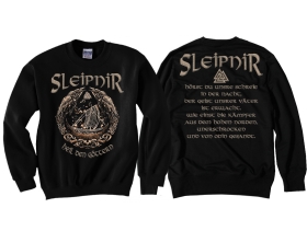 Pullover - Sleipnir - Heil den Göttern - schwarz