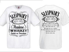 Frauen T-Shirt - Sleipnir - Du trinkst ein Bier, ich einen Whiskey - weiß