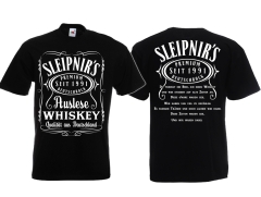 Frauen T-Shirt - Sleipnir - Du trinkst ein Bier, ich einen Whiskey - schwarz