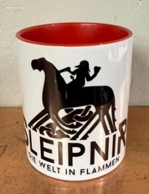 Tasse - rot - Sleipnir - Die Welt in Flammen - Motiv 3 Tasse - rot - Sleipnir - Die Welt in Flammen - Motiv 3